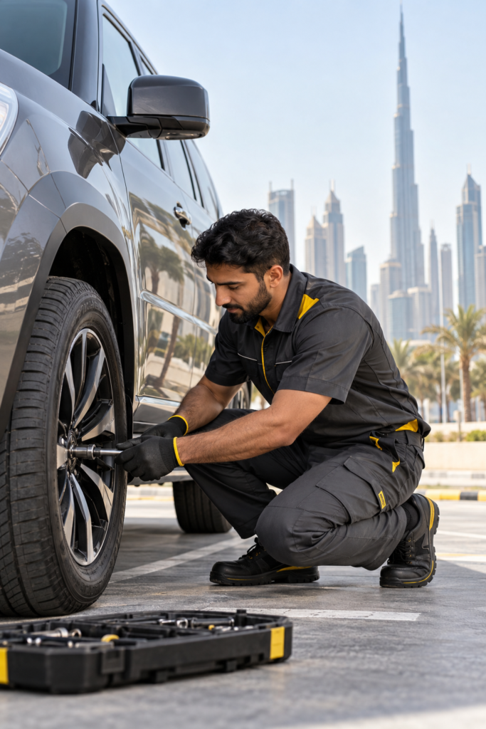 why choose tyre service service illustration